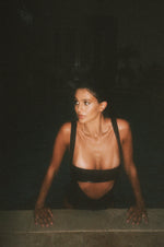 Frida Bandeau Top - Black