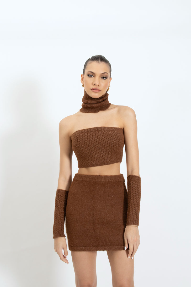 Kristen Skirt - Brown