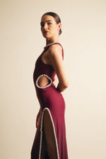 Kelly Dress - Burgundy