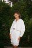 Adele Cropped Shirt - White