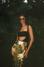 Frida Bandeau Top - Black