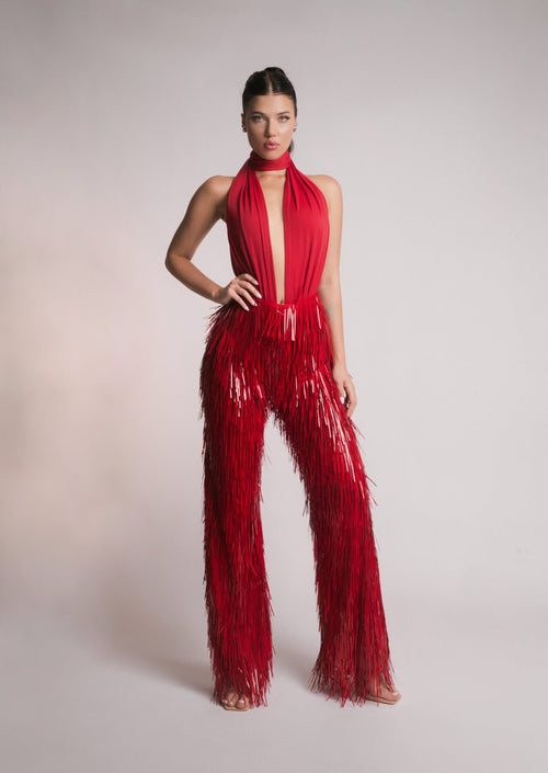 Mar Bodysuit - Ruby