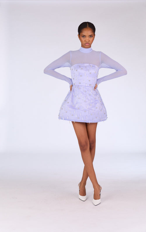 Isabella Dress - Periwinkle