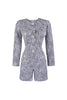 Leonor Romper - Marble Gray