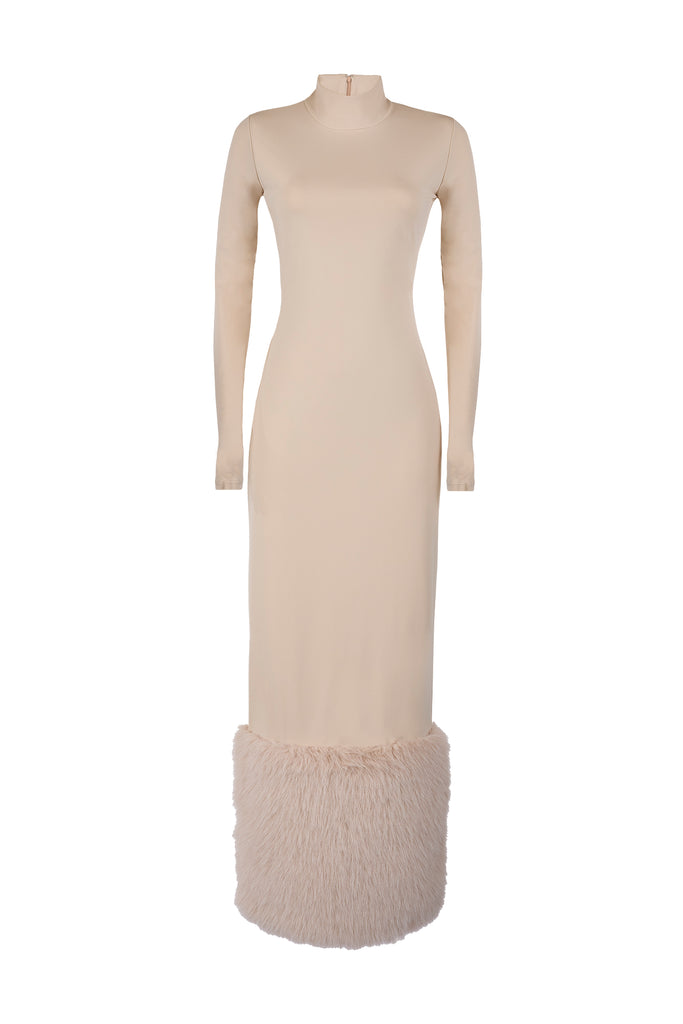 Hannah Dress - Powder White