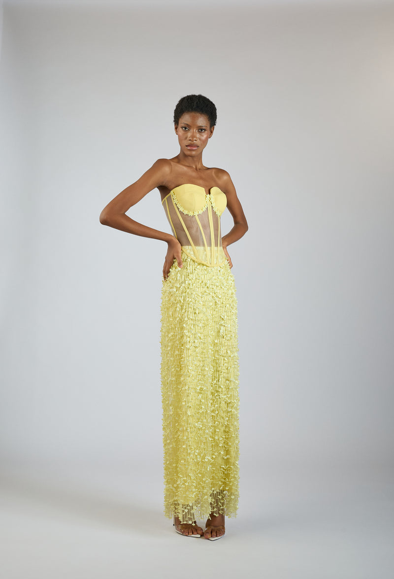Lina Corset - Yellow