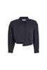 Adele Cropped Shirt - Black