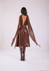 Katty Midi Skirt - Brown