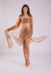 Anabelle Mini Skirt - Brown