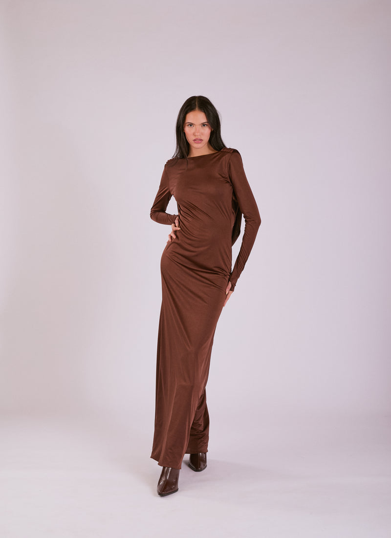 Naomi Dress - Brown