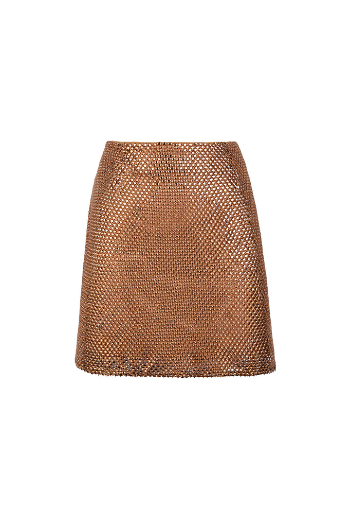 Anabelle Mini Skirt - Brown