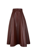 Katty Midi Skirt - Brown