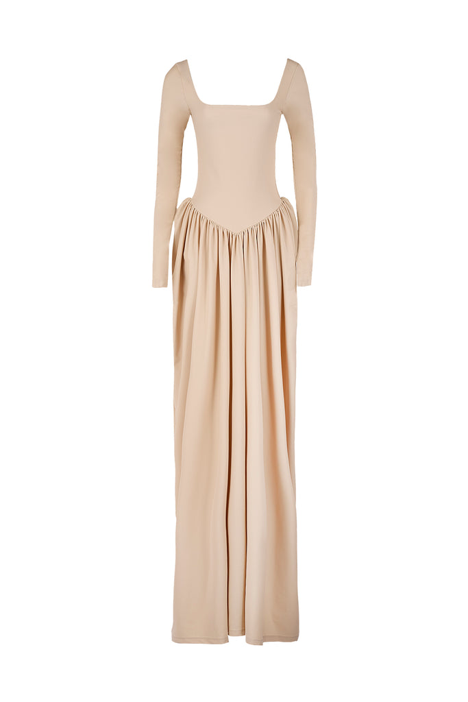 Stella Dress - Nude