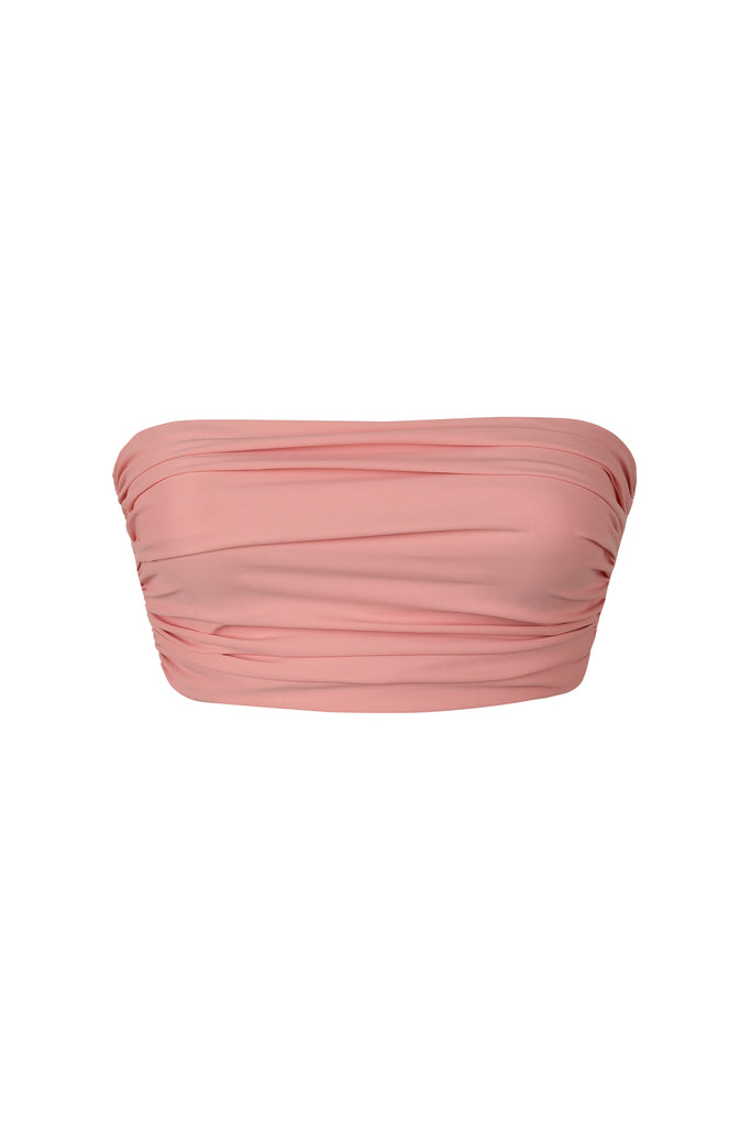 Emily Lycra Bandeau - Coral
